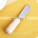 High Quality Wood Handle Cheese Butter Knife With 2CR13 Blade thumbnail-6
