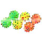 Hot Sale!! 2015 Christmas Gift Pet Supplies Pet Dog Cat Puppy Colorful Sound Polka Dot Squeaky Rubber Dumbbell Chewing Toy thumbnail-3