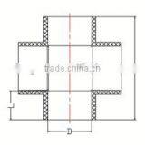 HIGH QUANLITY CROSS TEE OF PVC GB STANDARD PIPES & FITTINGS FOR WATER SUPPLY thumbnail-2