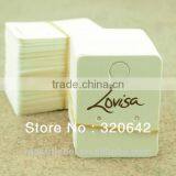 Fashionable Plastic Printed Technics Hang Tags For T-shirts With Logo thumbnail-2