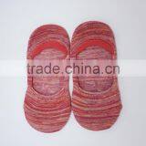 Lady Antil Slip Melange Cotton Yarn no Show Invisible Socks thumbnail-5