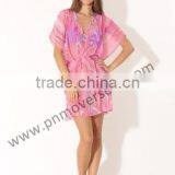 Printed Chiffon Beach Kaftan thumbnail-3