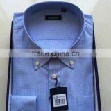 Men's T/C Yarn Dyed Check Business Shirt With Box Packing thumbnail-3