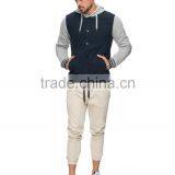 Mens Ball Park Jacket Hoodie Button Through Hoodie 2015 thumbnail-4