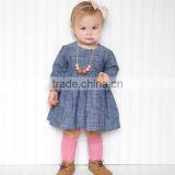 Baby Dress Pictures Classic Childrens Dresses Cap Sleeve Girls Cotton Frock Designs thumbnail-2