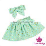 Activity Summer A-line Ruffle Baby Short Dress Sequin Clothing With Bow Headband Lovely Girl Skirt Clothing thumbnail-3