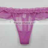 Sexy Purple Lace Thong Panty for Lady Japan Hot Sex Girl Panties