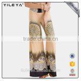 2016 Summer Printed Plastic Loose Fit Palazzo Pants Printed Wide-Leg Pants For Women thumbnail-1