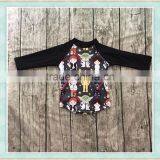 Baby Boy Clothes Catoon Print Raglan t Shirt Wholesale Children's Boutique Clothing thumbnail-1