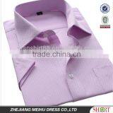 2016 Men's Fancy Pink Uniform Work Shirt thumbnail-1