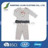 Cute Suit Little Girl 95% Cotton & 5% Spandex Fashional Suit 2016 Allover Printed Girl Clothing Set thumbnail-1