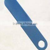 Plastic Handle Blue Small Shoe Horn