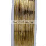 High Quality Round Gold Plated 0.2mm Copper Beading Wire Thread Cord thumbnail-2