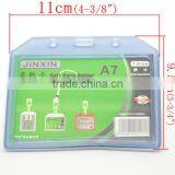 Blue Horizontal Plastic Business Working Card ID Card Badge Holder for Office Use thumbnail-3