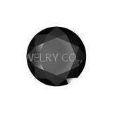 Natural Black Spinel Gemstone For Loose Gemstones Pendants 1.5mm
