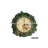 Wall Clock, Clock, Antique Polyresin Clock thumbnail-1