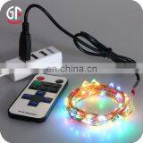 Wholesale Distributors Party Supplies 10M 33FT 100 LEDs 5V USB 12 Keys RF Remote Control White Bulb String Lights thumbnail-2