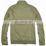 Mens Spring Slim Fit Handsome Military Style Denim Embroidery Bomber Jacket thumbnail-3