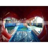 Giant Inflatable Shark Water Slide With Pool for Sale,Inflatable Jumping Water Slide thumbnail-6