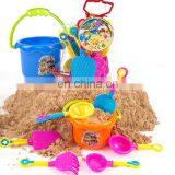 9 Pcs Beach Bucket Rake,Shovel and Moulds Toys Playset for Kids in Reusable Mesh Bag Children Beach Sand Pit Fun Toys Set thumbnail-2