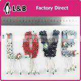 Top Fashion Sew on 3D Sequin Beads Logo Letter Patches thumbnail-2