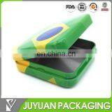 Square Plastic Empty Tin Can for Candy/tin Can for Food Canning