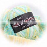 Big Sale High Quality Dyed Milk Cotton Yarn for Knitting Sweater thumbnail-3