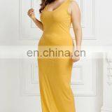 Women Solid Casual Loose Dresses Long Maxi Plus Size Dress thumbnail-2