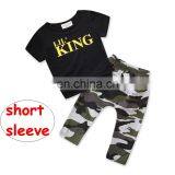 Short /long Sleeve Shirt and Camouflage Pants Sets 2PCS Children Baby Clothes Set Kids Suit Wholesale thumbnail-2