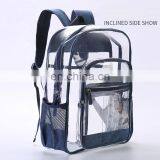 New Cold Resistant Transparent Waterproof PVC Backpacks Beach Clear Backpack thumbnail-4