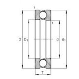 Bore Diameter (mm) SKF 51100 thrust-ball-bearings