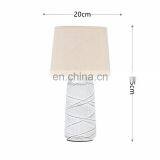 European Modern Lighting Lamp Wholesale Cheap Ceramic Embossed Table Lamp thumbnail-6