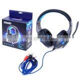 Golden Sky Factory Price Wired Electronic Sports Headphone Headset Gaming Computer Earphone Headband With Microphone Wholesale thumbnail-4