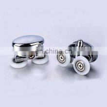 High Quality Glass Door Roller Double Wheel Zn Alloy Shower Pulleys thumbnail-1