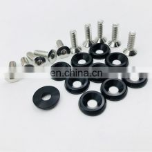 Racing Car stainless steel bolt colourful cap washer