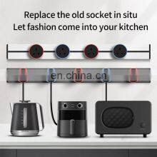 UK Standard Wall-Mounted Surface-Mounted Removable Household Kitchen Socket 1M Hight Power Wiring Track Socket Set thumbnail-5