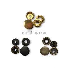Custom Metal Iron SS Stainless Steel Stud Ring Snap Button for Leather