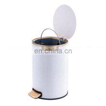 Hot Sale Luxury Colorful Household Office Stainless Steel Pedal Bin With Soft Close thumbnail-2