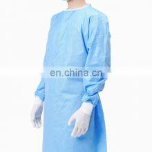 Disposable non woven PP/SMS Reinforced disposable surgical gown