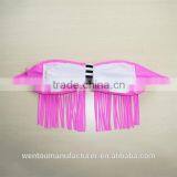 2016 New Women Push-up Padded Bra Tassel Swimsuit Bathing Suit Swimwear Bikini thumbnail-2