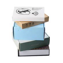 Custom Logo Printed Craft Packaging Corrugated Folding Shipping Mailing Mailer Paper Gift Boxes thumbnail-3