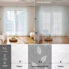 China New Style Dream Curtain Life Vertical Smart Motorized Blinds Vertical Blind thumbnail-3