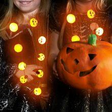 Halloween Supplies Light Up Toys Led Pumpkin Necklace Party Decoration thumbnail-5