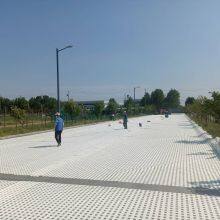 Polyester Fiber Protective Net h Pet600 - 400ms, Plastic False Roof Net for Underground Coal Mines, Final Mining 412kn thumbnail-5