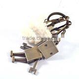 Hot Sale Fashion Costom Robot Key Chain Custom Christmas Keychain thumbnail-3