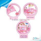 Pink Kids Cooking Utensils Play Set Toys thumbnail-2