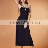 Newest arrival Fashionable sexy hot sales women night long fancy Halter Dress llingeries 3379