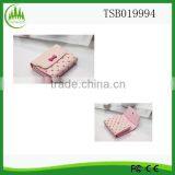 China Women Fashion Bag Wholesale Cheap Pink Leather Purse With Bowknot thumbnail-1