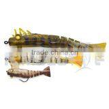 Kmucutie CHS006 Soft Shrimp Lure 5 Sections Body Live Smart Shrimp Bait for Octopus thumbnail-5