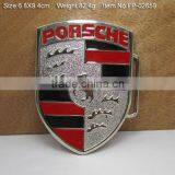 High Quality Pearl Gun Iron Belt Buckle , Custom Belt Buckle Custom Army Belt Buckle thumbnail-5